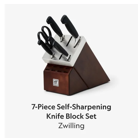 7-Piece Self-Sharpening Knife Block Set