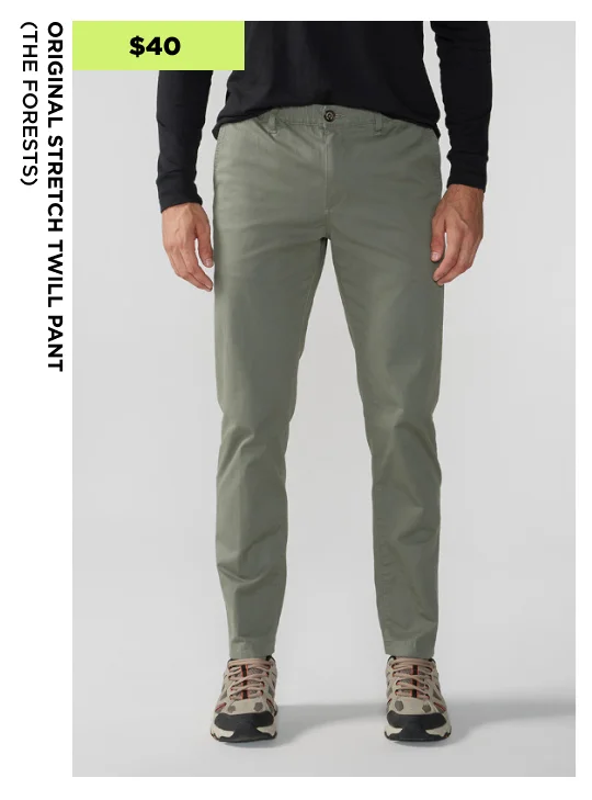Original Stretch Twill Pant: The Forests