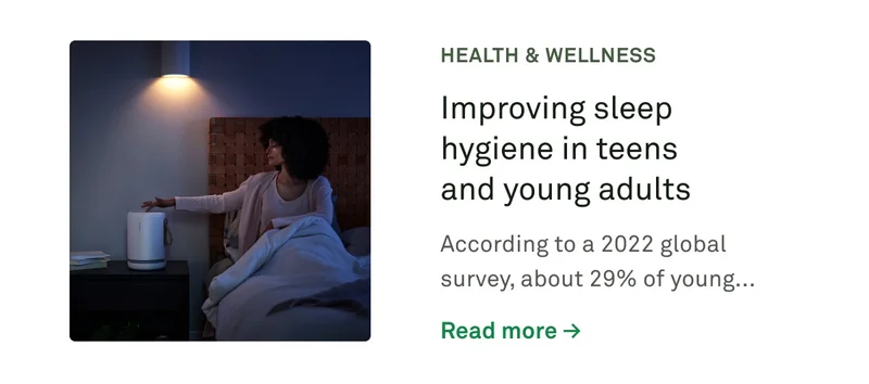 Improving sleep hygiene in teens  and young adults