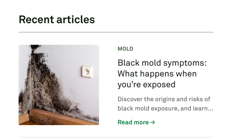 Black mold symptoms: What happens when you’re exposed