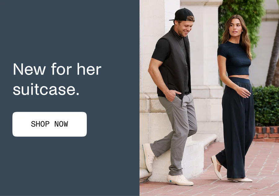 New for her suitcase.