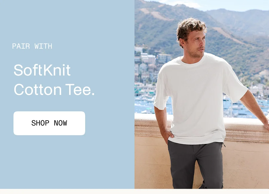 SoftKnit Men's Cotton Tee