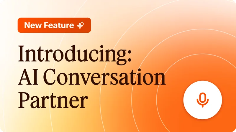 New: AI Conversation Partner