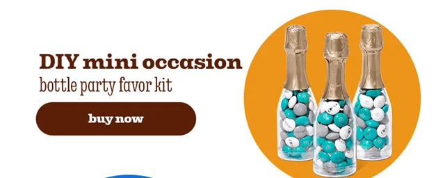 DIY MINI OCCASION BOTTLE PARTY FAVOR KIT