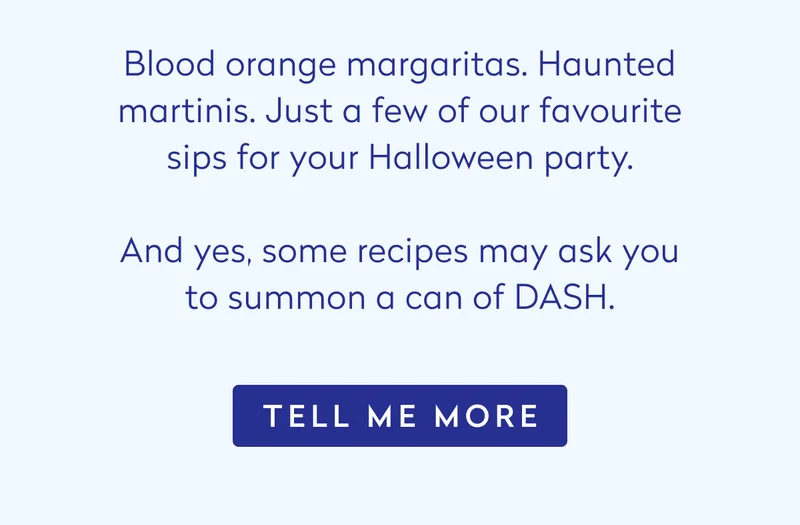 Blood orange margaritas. Haunted martinis.