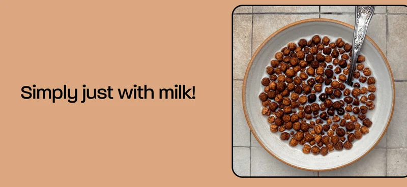 Simply just with milk!