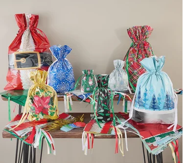 Kringle Express 100-piece Gift Bags & Tags Set