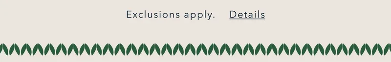 Exclusions apply. Details