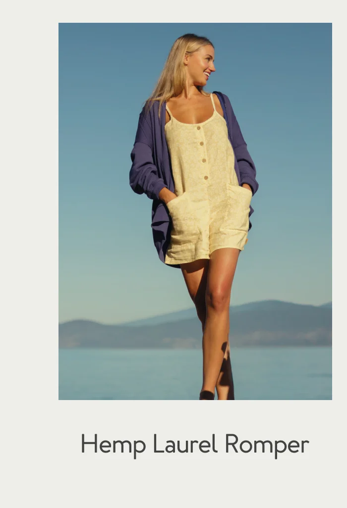 Hemp Laurel Romper