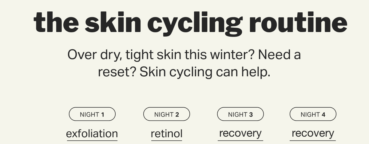 the skin cycling routine