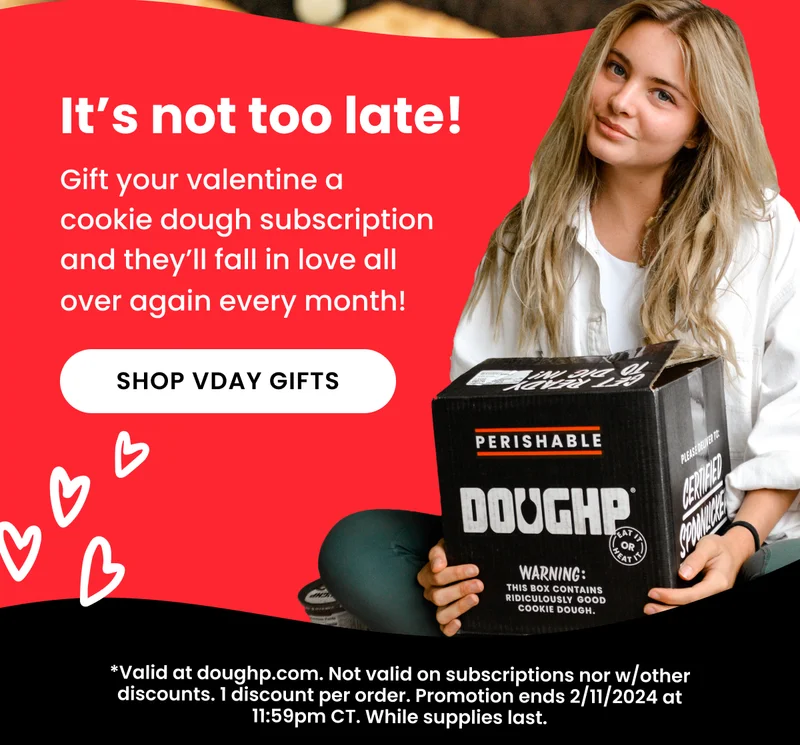edible cookie dough for valentines day gifts
