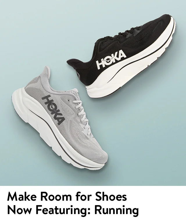 Men's HOKA running shoes.