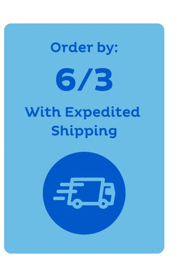 OREOiD Expedited Shipping: Order by 6/3