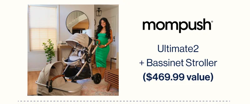 One winner will receive: @mompush_stroller: Stroller ($469.99 value) @woolino: $600 Store Credit @tommeetippeenorthamerica: Bottles, Breast Pump, Pacifiers, and more ($350 value) @babybrezza: Bottle Washer Pro ($300 value) @birdbeco: 3-month supplement subscription ($250 value) @lalo: The Chair ($235 value) @totterandtumble: $215 worth of products @junobiebags: $200 Store Credit @matrescenceskin: $200 Store Credit @missionmightyme: $200 Store Credit