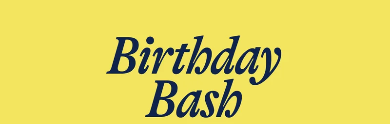 Birthday Bash Giveaway