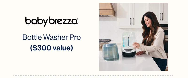 One winner will receive: @mompush_stroller: Stroller ($469.99 value) @woolino: $600 Store Credit @tommeetippeenorthamerica: Bottles, Breast Pump, Pacifiers, and more ($350 value) @babybrezza: Bottle Washer Pro ($300 value) @birdbeco: 3-month supplement subscription ($250 value) @lalo: The Chair ($235 value) @totterandtumble: $215 worth of products @junobiebags: $200 Store Credit @matrescenceskin: $200 Store Credit @missionmightyme: $200 Store Credit