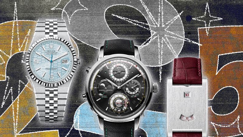 Image may contain: Wristwatch, Arm, Body Part, and Person