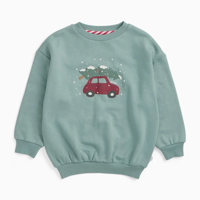 Image of Christmas Car Oversized Sweater