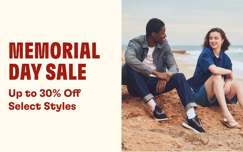 Memorial Day Sale. Up to 30% Off Select Styles.