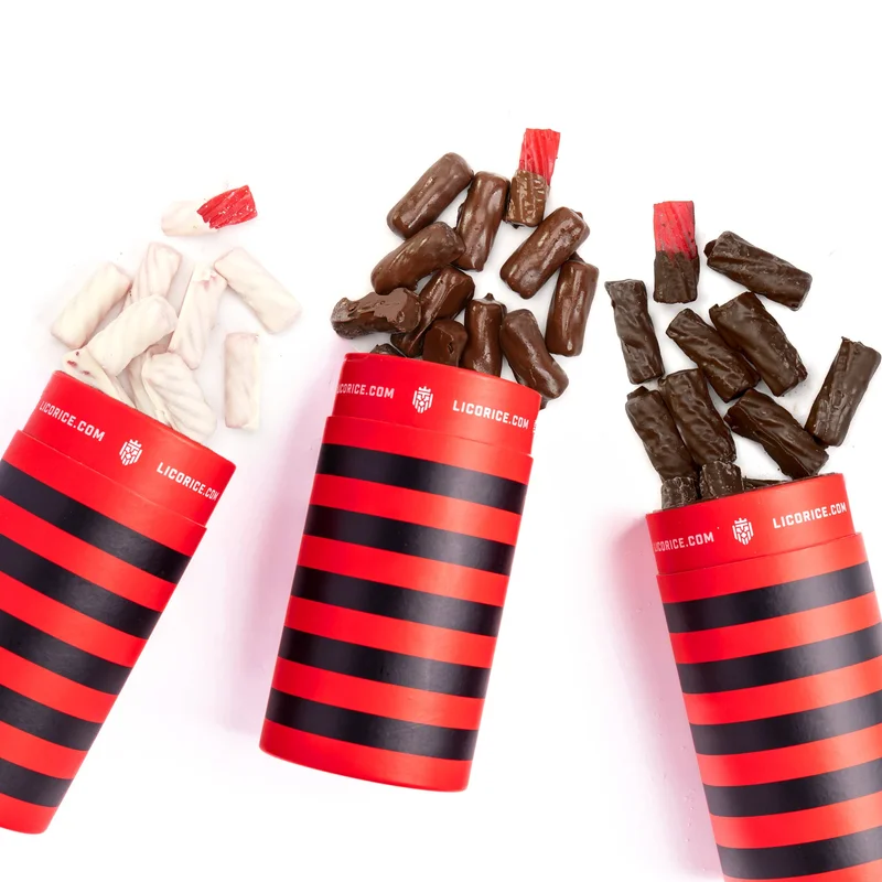 Image of Chocolate Covered Strawberry Licorice DownUnders™ Trio