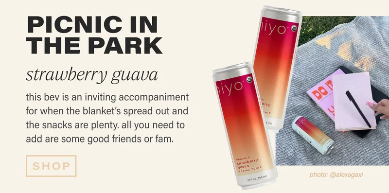 **picnic in the park** strawberry guava  this bev is an inviting accompaniment for when the blanket’s spread out and the snacks are plenty. all you need to add are some good friends or fam.  shop