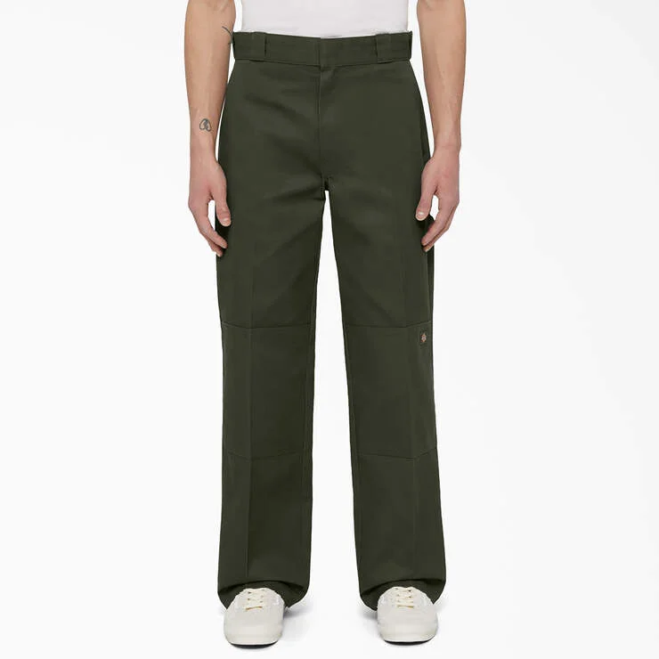 Loose Fit Double Knee Work Pants