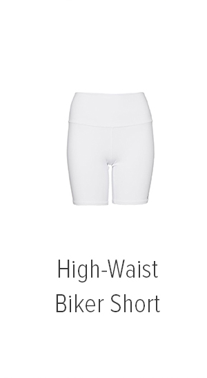 HIGH-WAIST BIKER SHORT