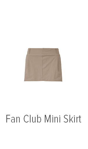 FAN CLUB MINI SKIRT