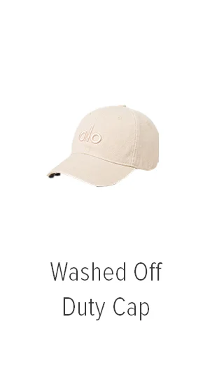 WASHED OFF DUTY CAP