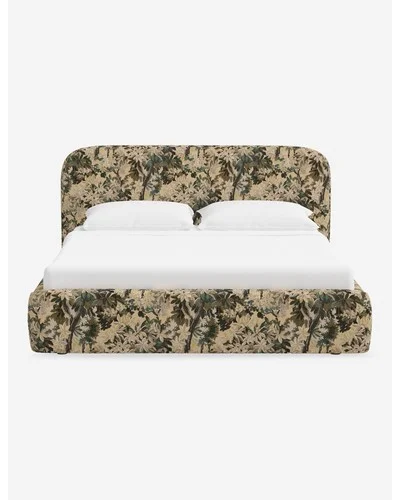 Nabiha Platform Bed - Jade Tapestry / Twin
