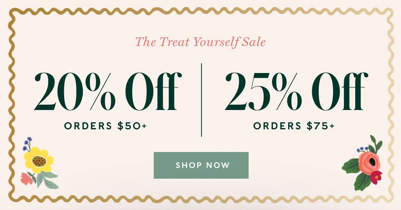 Shop Treat Yourself Sale