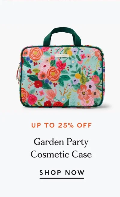 Garden Party Cosmetic Case