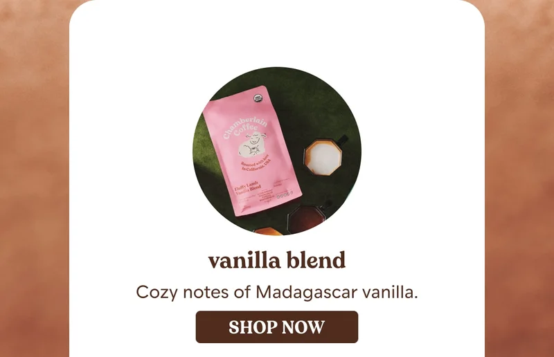 vanilla blend coffee