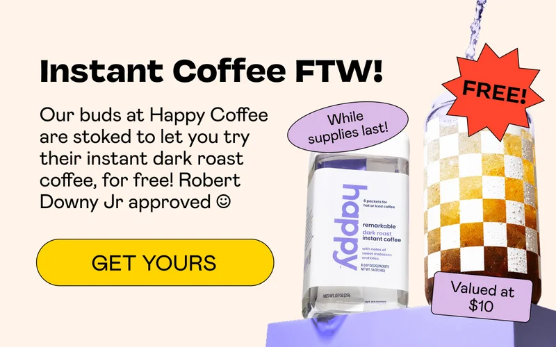 Instant Coffee FTW! FREE! Get Yours!