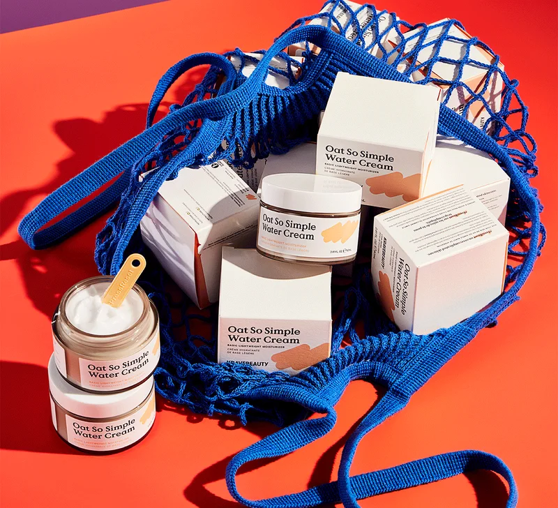 Oat So Simple Water Cream in a bag