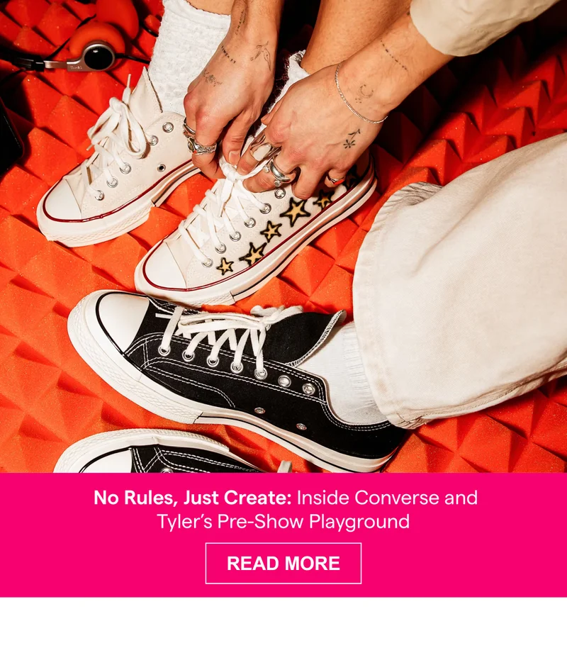 No Rules, Just Create: Inside Converse and Tyler’s Pre-Show Playground