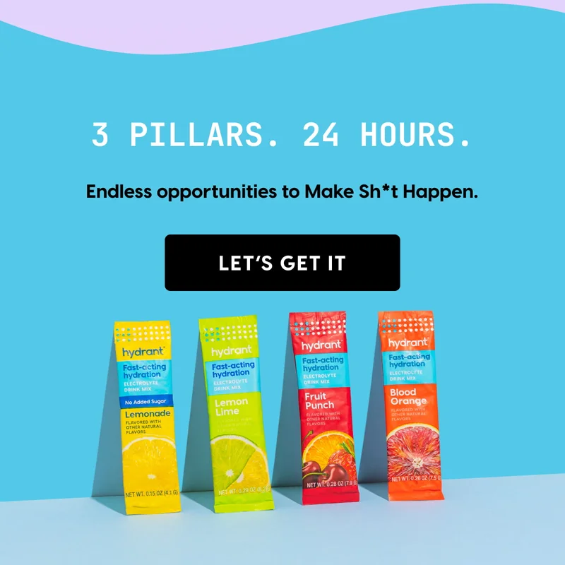 3 pillars. 24 hours. LET'S GET IT