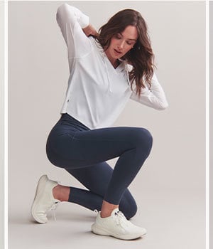 Revive 7/8 Legging: Navy Blue