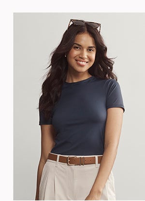 Ultimate Layer Tee: Navy Blue