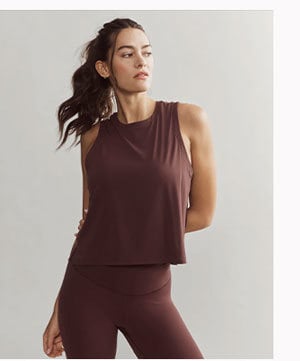 Serene Tank: Brown Berry