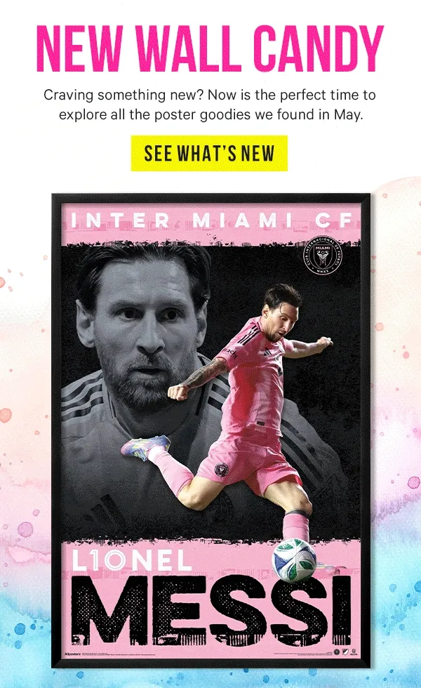 New Wall Candy - Craving something new? Now is the perfect time to explore all the poster goodies we found in May.