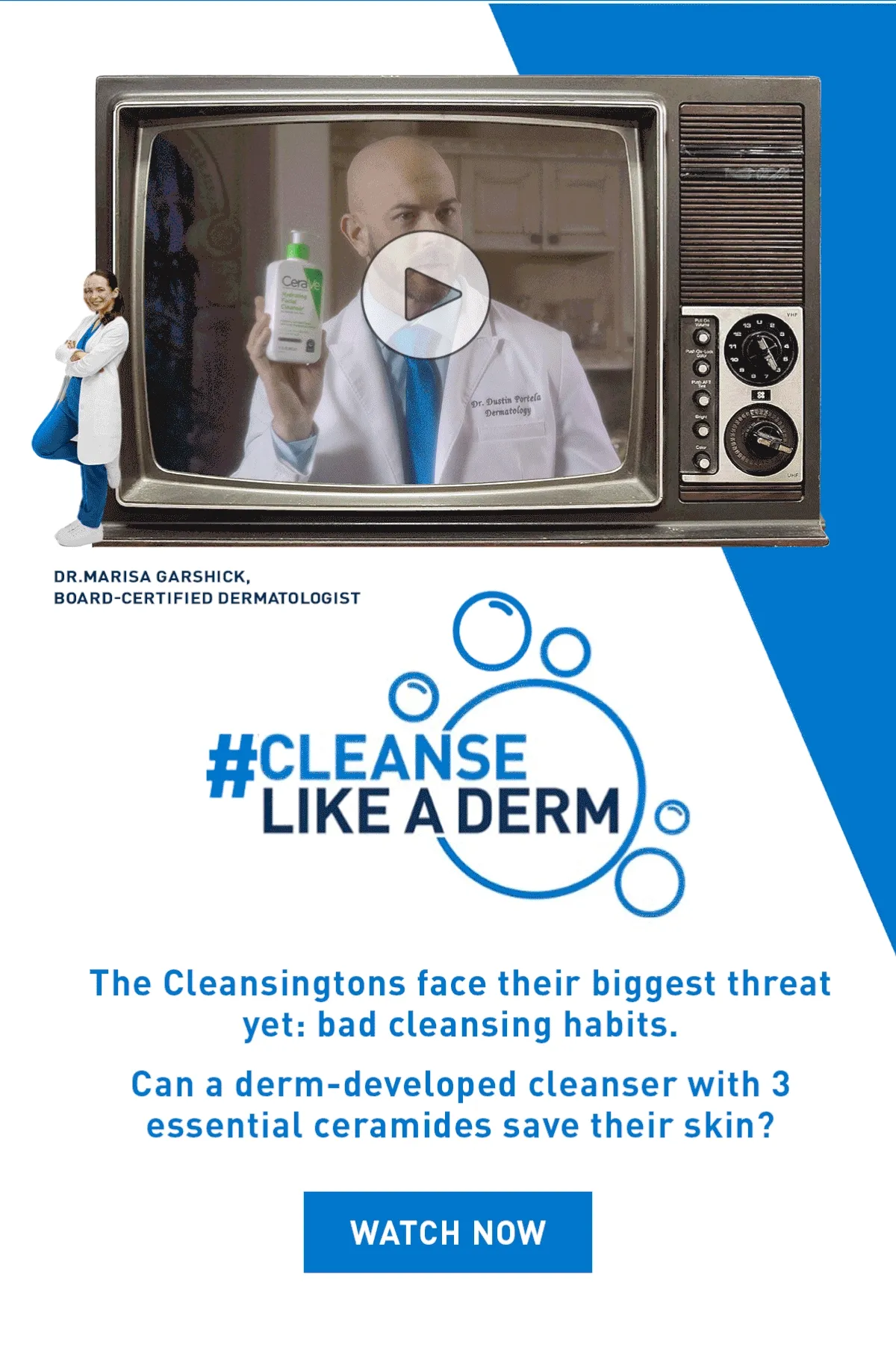 Cleanse like a derm