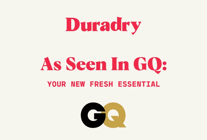 As Seen in GQ: Your New Fresh Essential