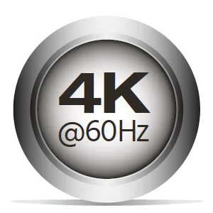 Supports 4K@60Hz