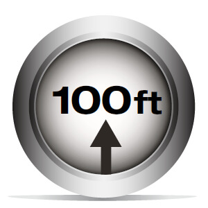 Transmits Up To 100 Feet