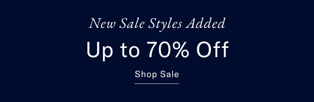New styles added             Up to 70% offShop Now