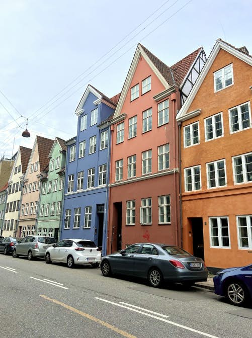 Colorful houses of Copenhagen