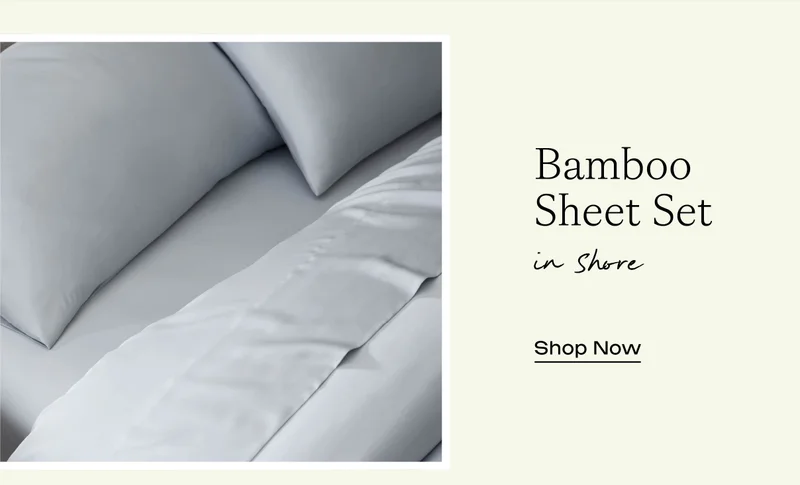 Bamboo Sheet Set in Shore - Shop Now