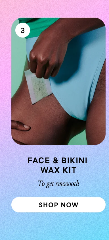 face and bikini wax kit