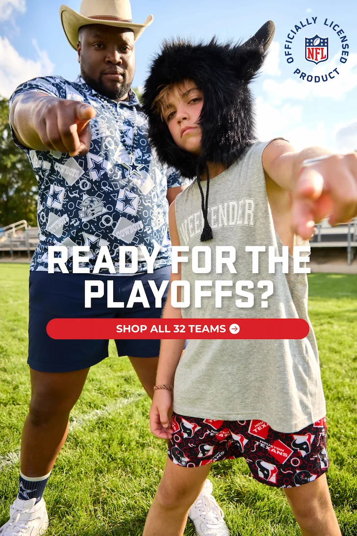 READY FOR THE PLAYOFFS? Shop The NFL By Chubbies Collection